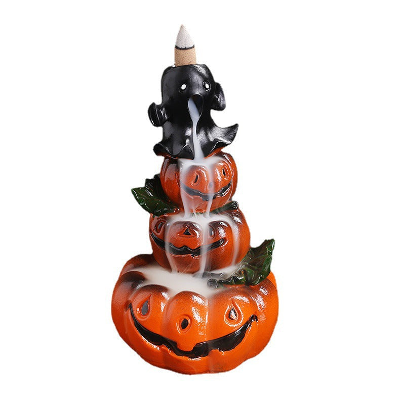 Halloween Pumpkin Backflow Incense Burner