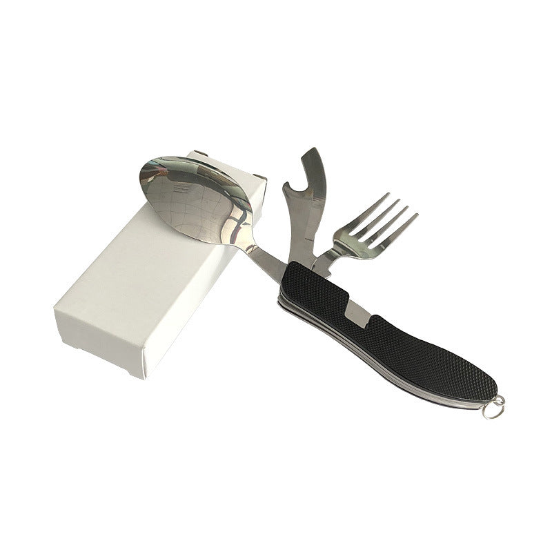 Camping Utensil Kit – Portable Travel Set with Knife, Fork & Spoon