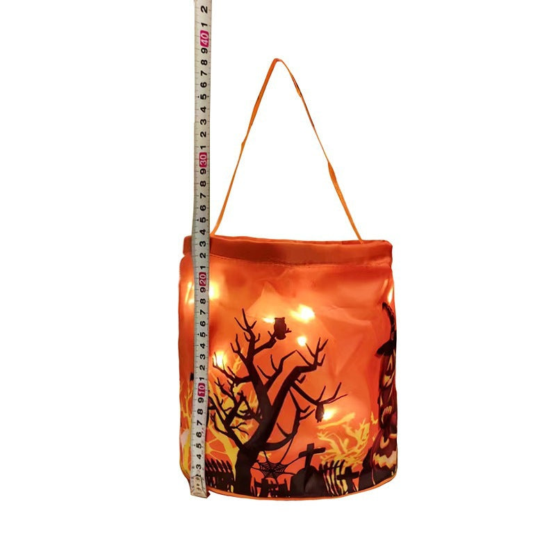 LED Light Up Pumpkin Party Bag