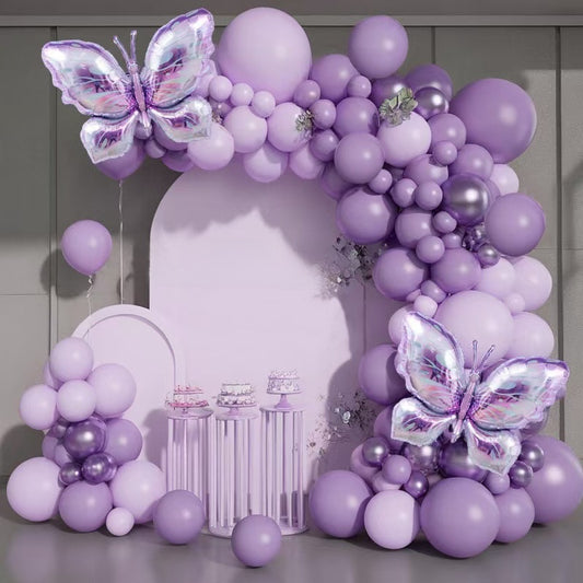 Butterfly Balloon Chain Set for Party Decoration