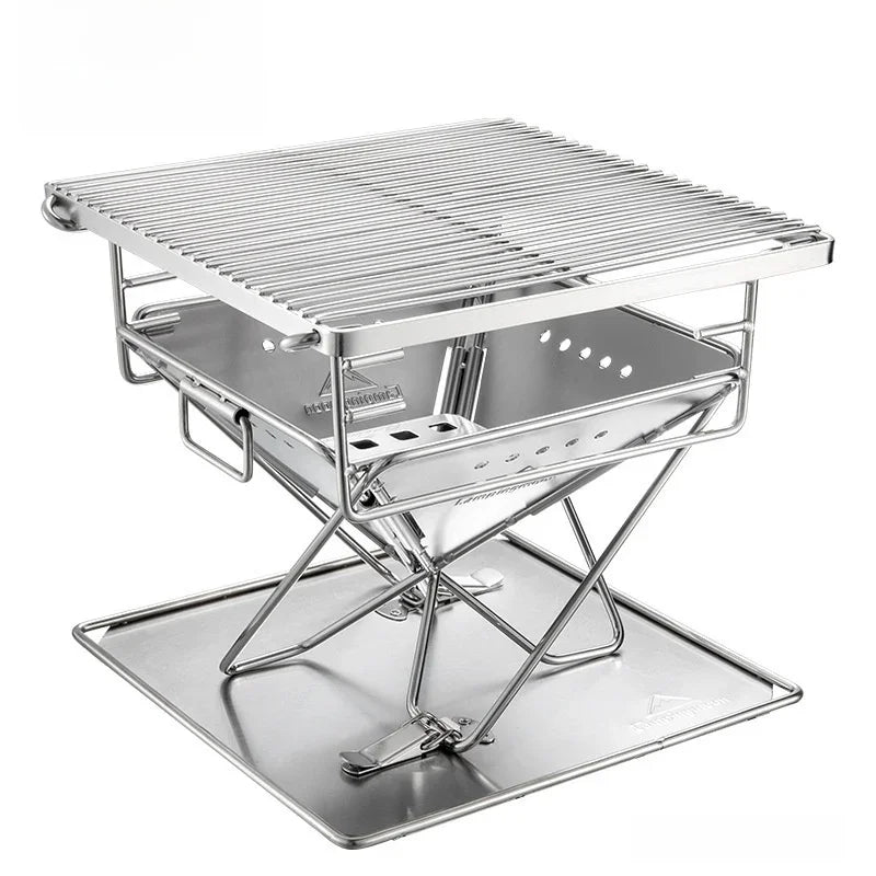 stainless camp grill