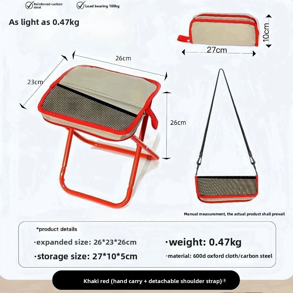 Portable Folding Backpack Stool for Outdoor Use