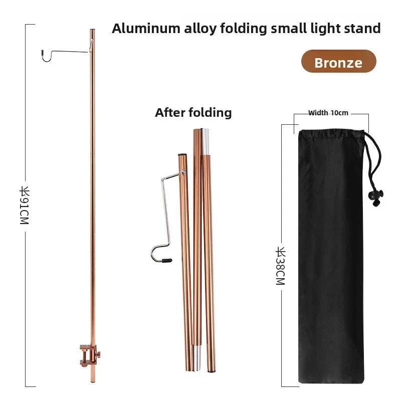 camping lamp pole