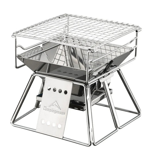 stainless steel camping grill