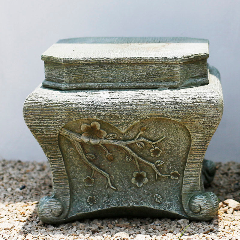 Outdoor Luminous Lotus Buddha Statue Garden Ornament