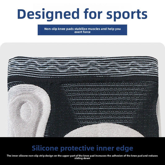 Silicone knee pads for outdoor sports