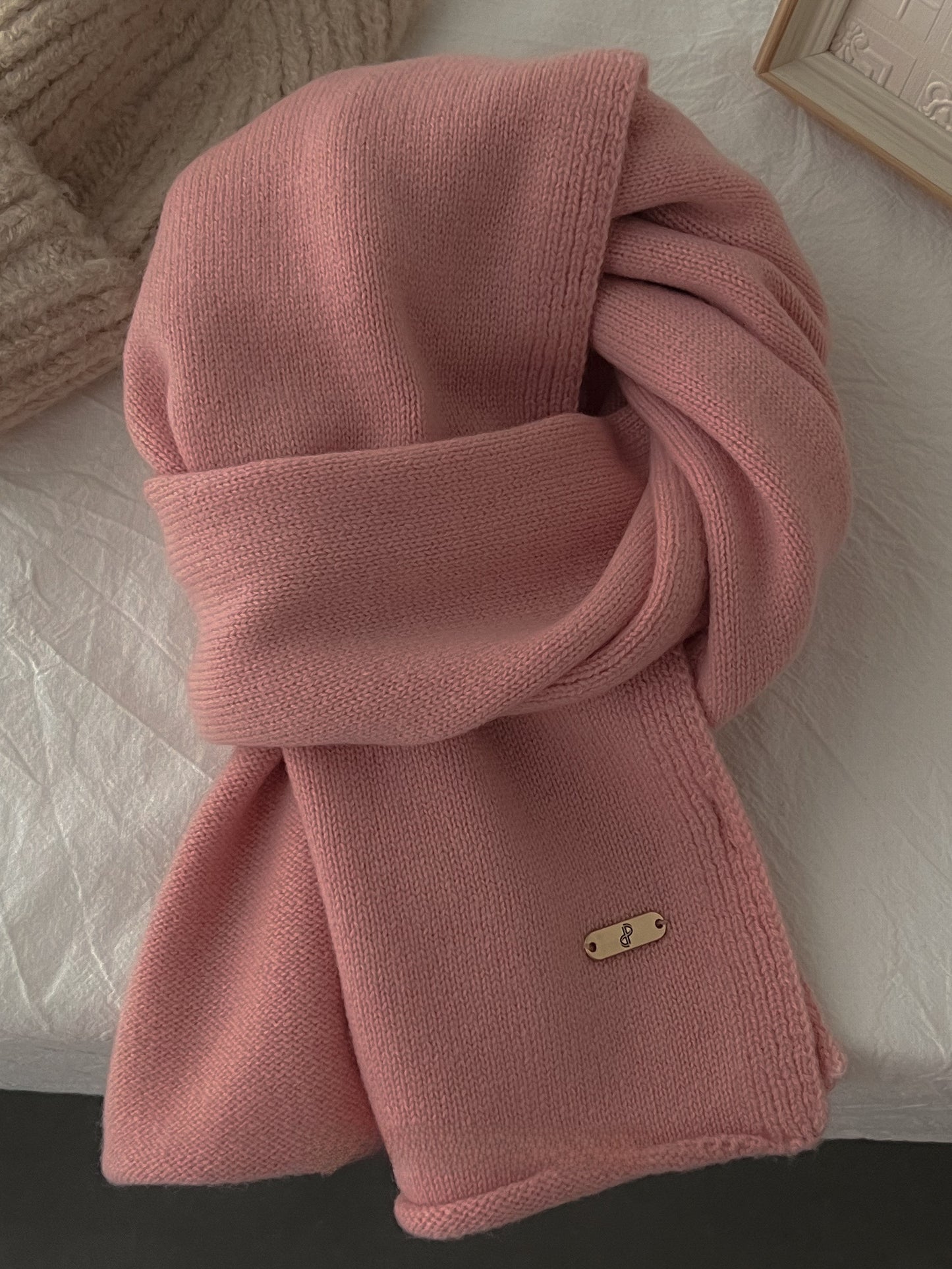 Merino Wool Scarf Winter Warm Unisex