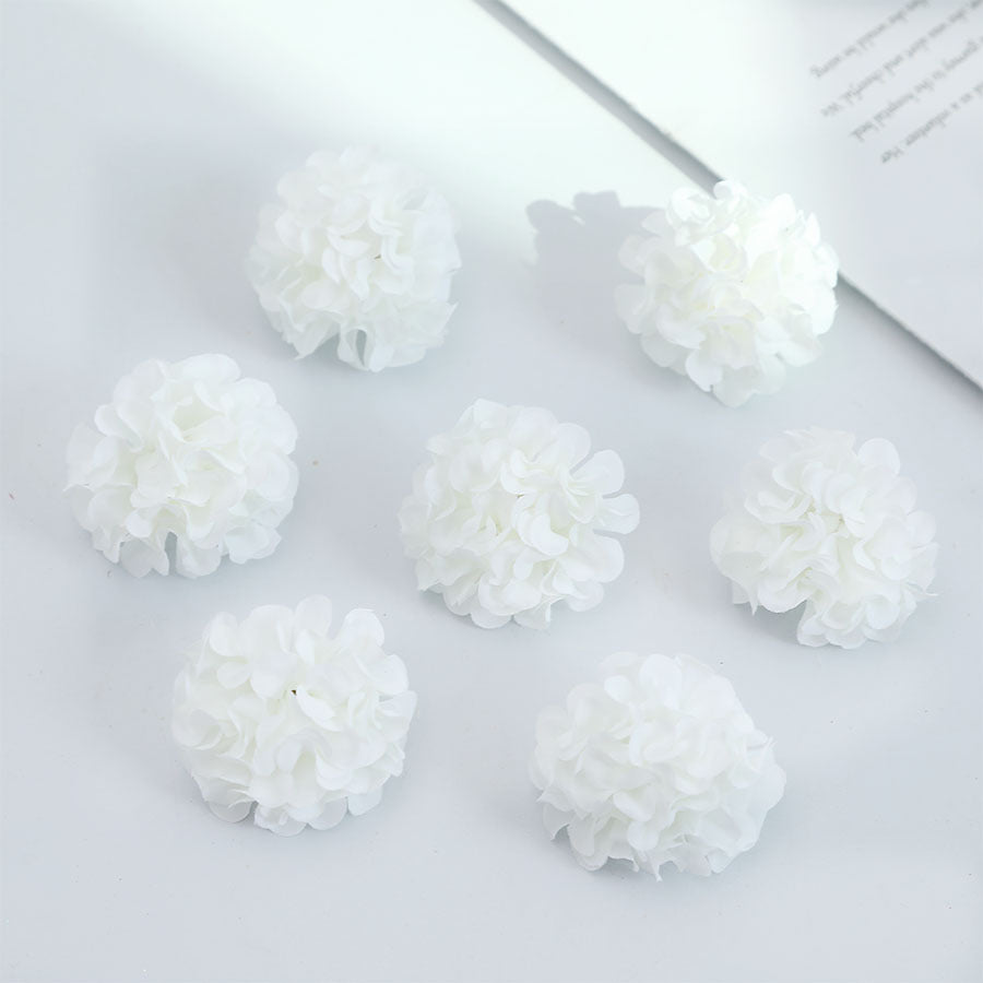 Hydrangea Artificial Flower Heads for DIY Decoration