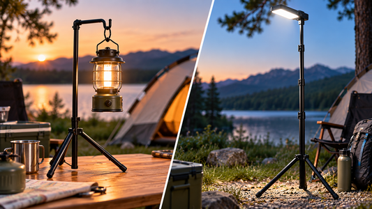 LED Camping Lights Buying Guide: Lantern Stand vs LED Light Pole