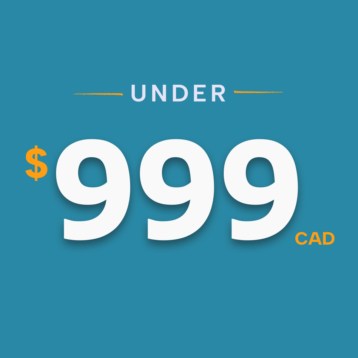 Under $999