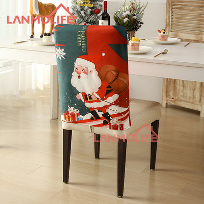 Christmas chair back cover