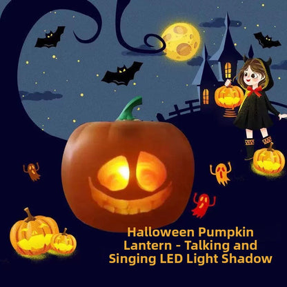 Pumpkin lantern Halloween decoration props will sing and talk
