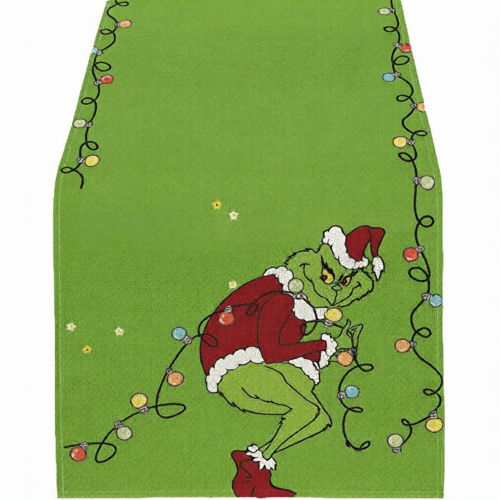 Winter Christmas tablecloth coffee table cloth