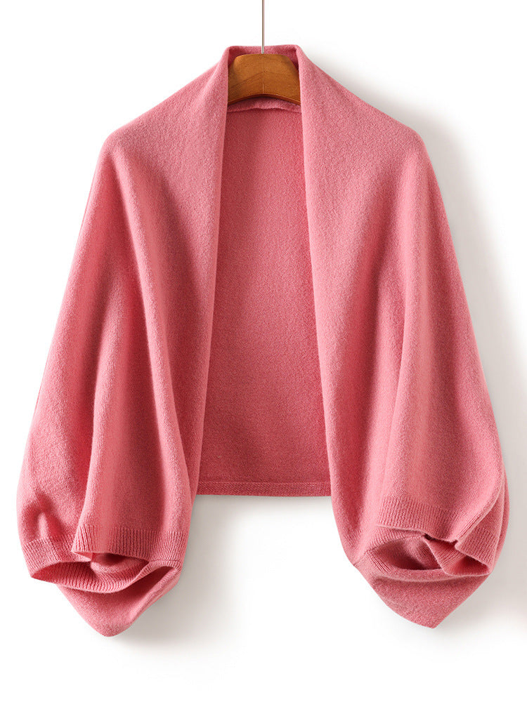 Pure Wool Knitted Scarf and Shawl