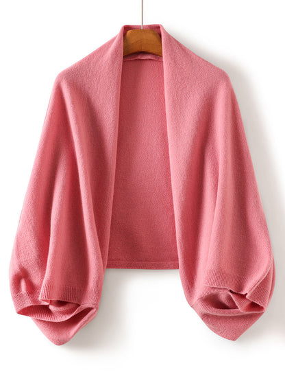 Pure Wool Knitted Scarf and Shawl