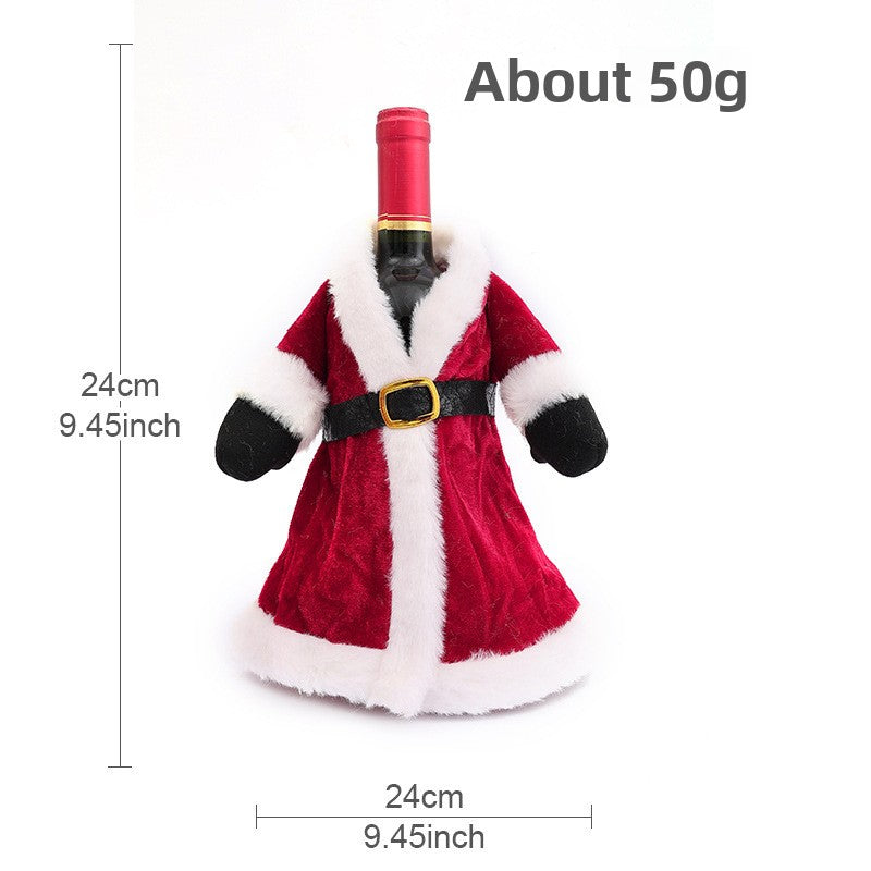 Christmas Wine Bottle Decoration Covers