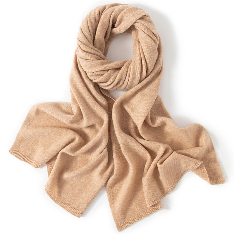 Pure Cashmere Scarf Unisex Winter Neck Warmer
