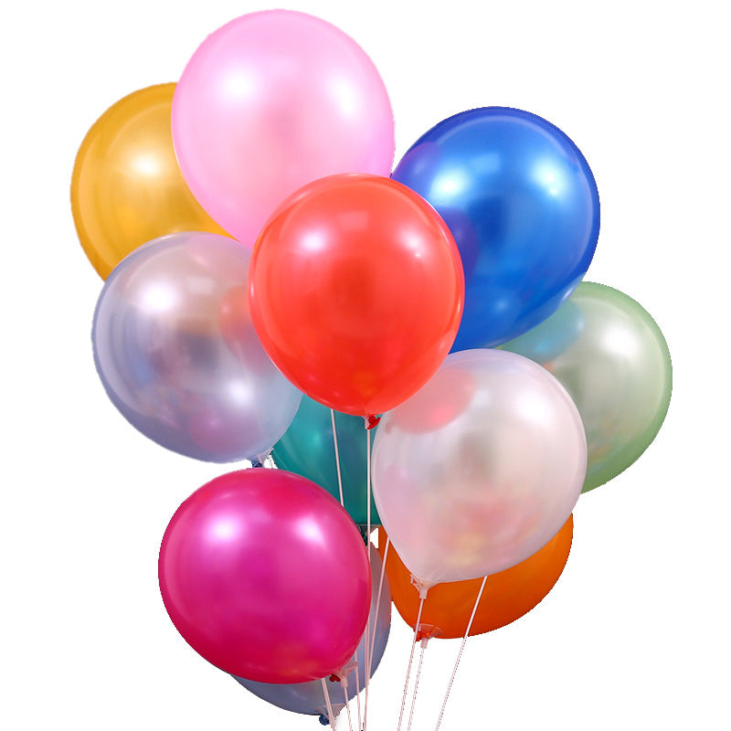 Pearlescent Latex Balloons for Party Decoration