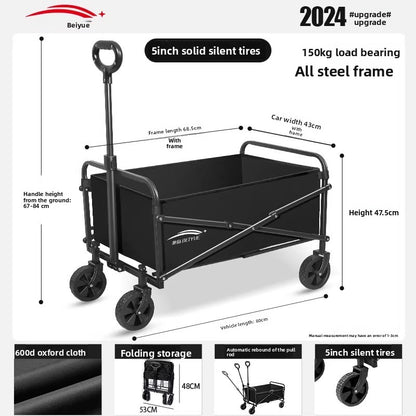 Foldable Outdoor Camping Cart