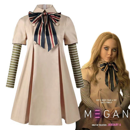 Megan Horror Movie Cosplay Outfit