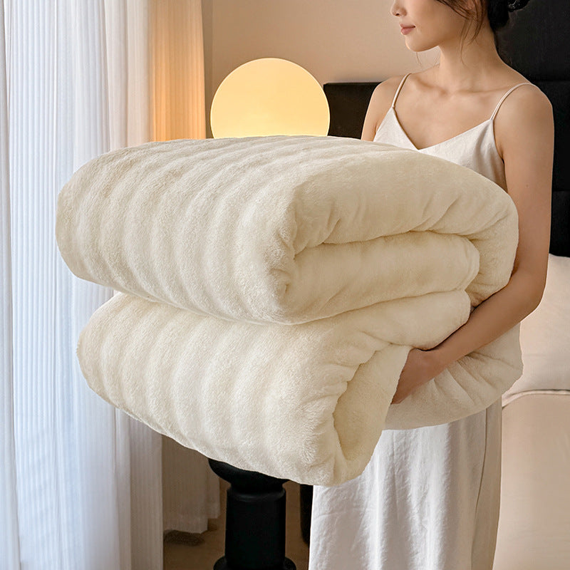 Reversible Ink Painting Plush Throw Blanket