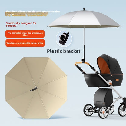 Universal Baby Stroller Sunshade and Rain Umbrella