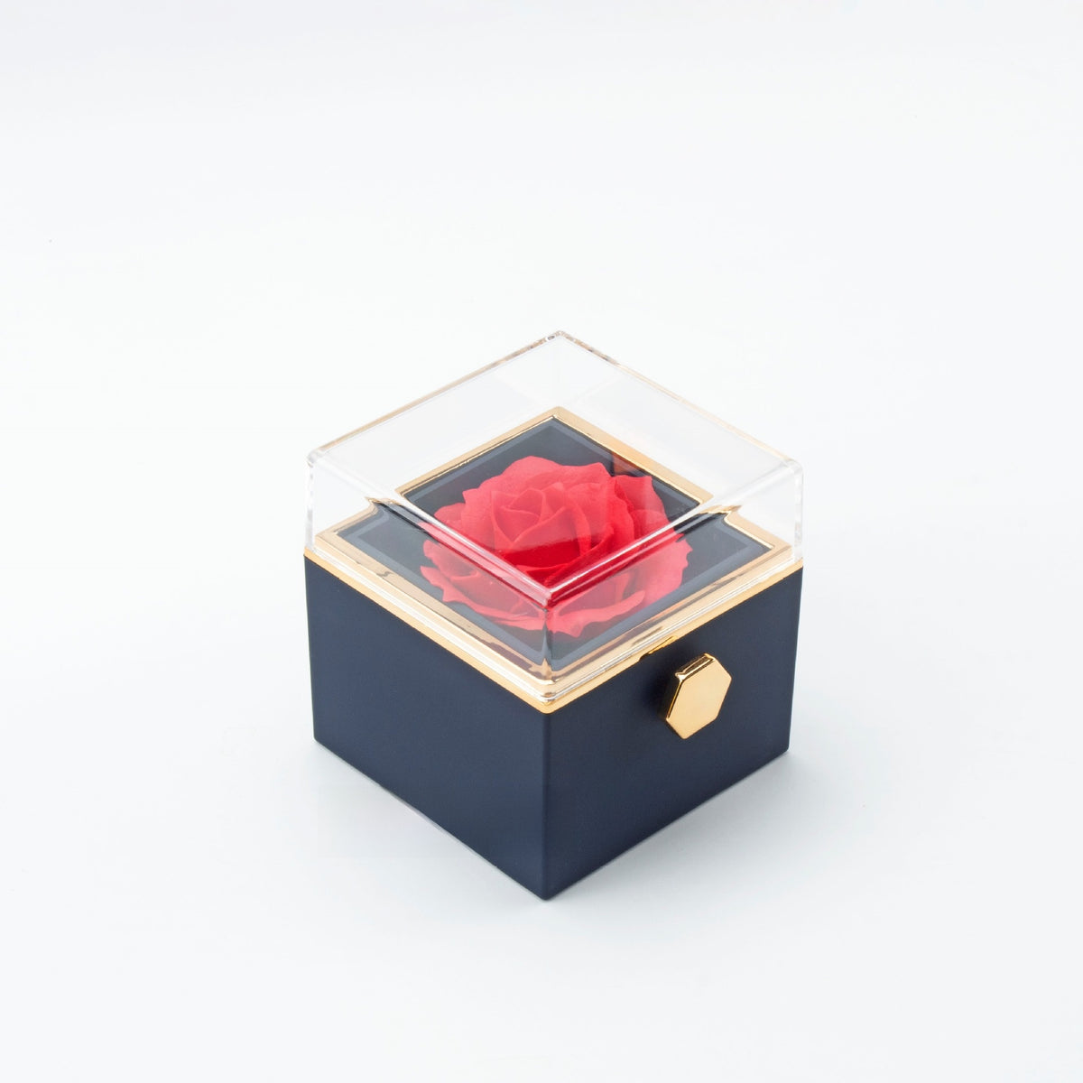Rotating Rose Jewelry Gift Box