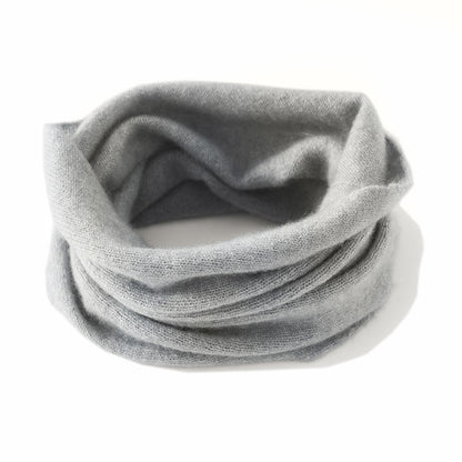 Cashmere Neck Warmer Unisex Autumn and Winter Warm Versatile Cashmere Neck Gaiter Knitted Warm Fake Collar Neck Protector