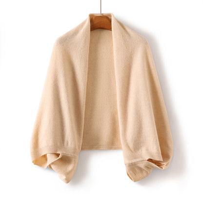 Pure Wool Knitted Scarf and Shawl