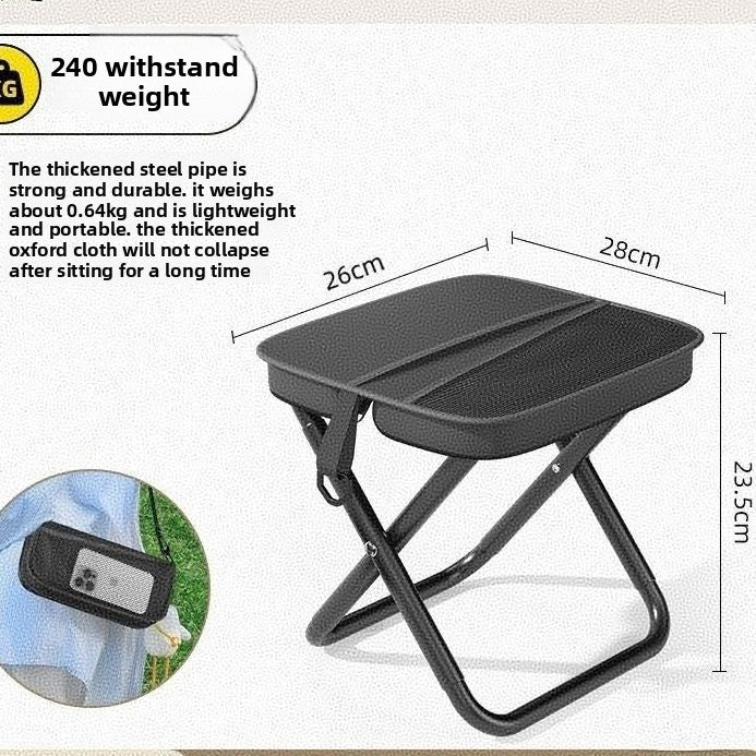 Portable Folding Backpack Stool for Outdoor Use