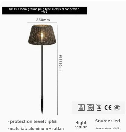 Outdoor Solar Powered Garden Light with Remote Control
