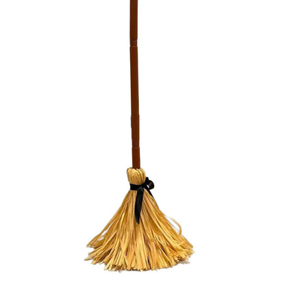 Floating Witch Broom Halloween Decoration