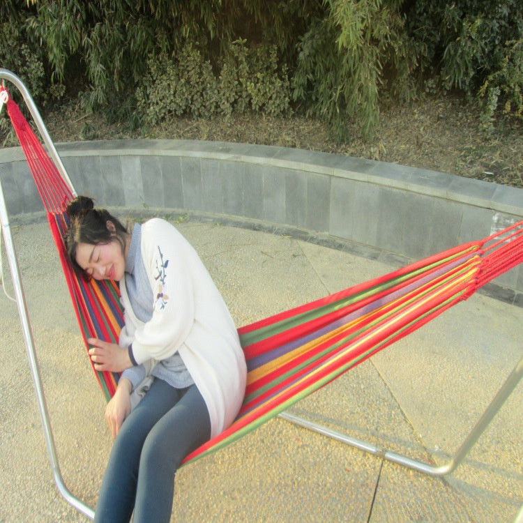 Portable Outdoor Canvas Hammock