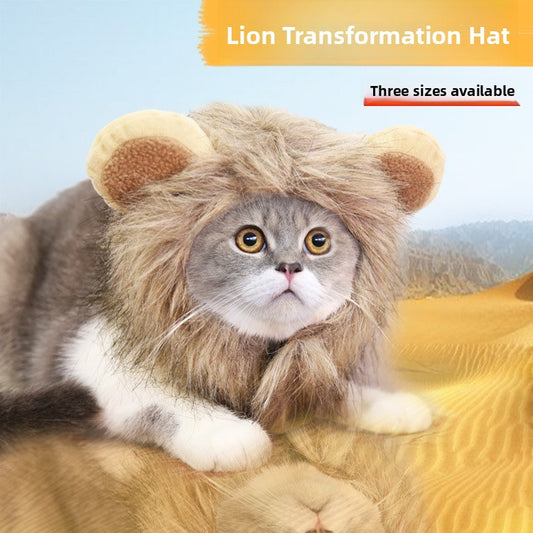 Halloween Lion Pet Dog Cat Hat