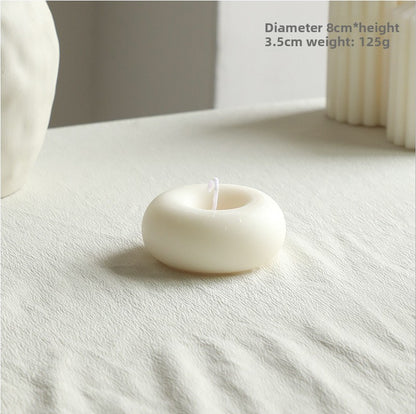 White ambient scented candles
