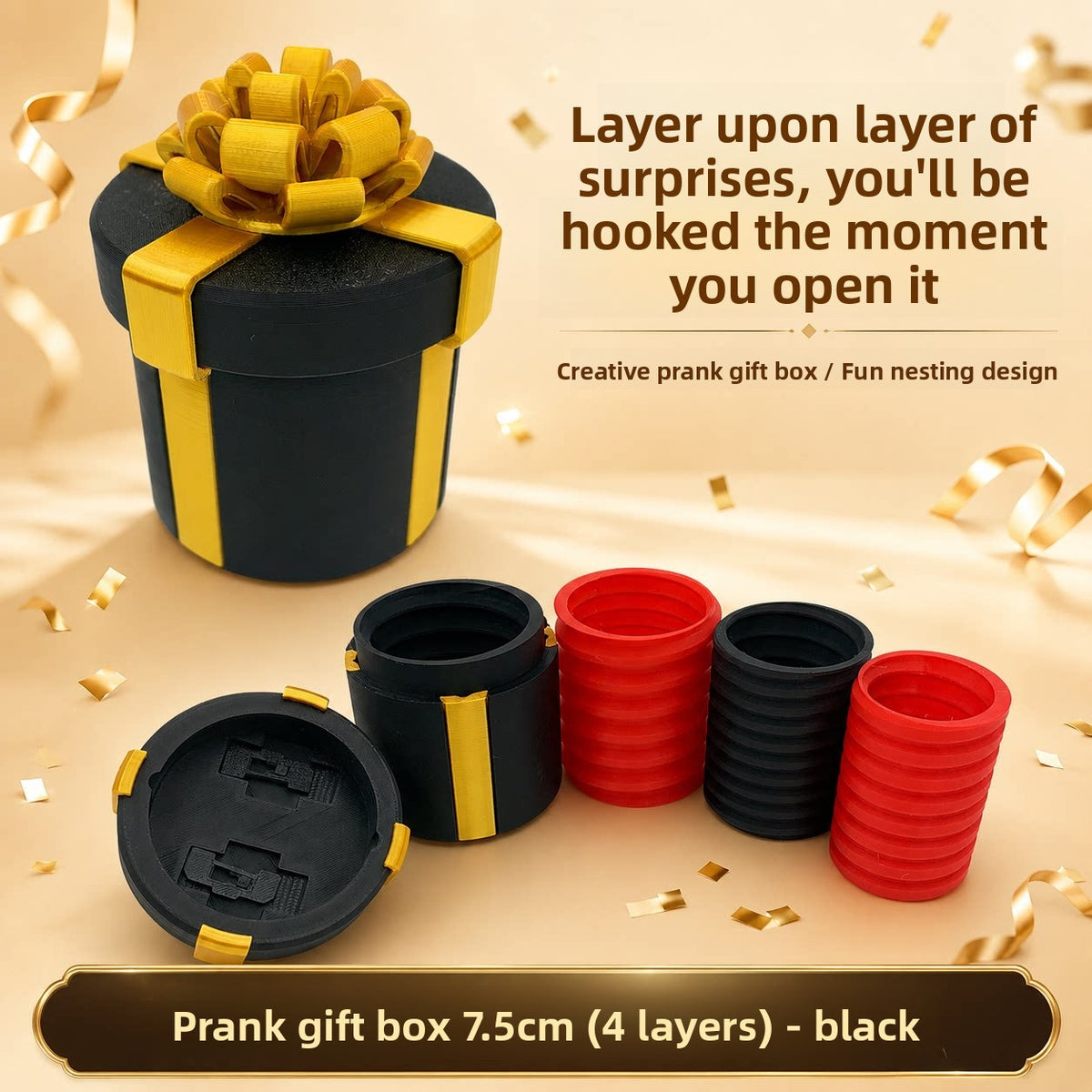 Multi-Layer Spiral Nesting Gift Box