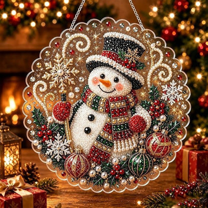 Christmas Diamond Painting Door Hanger