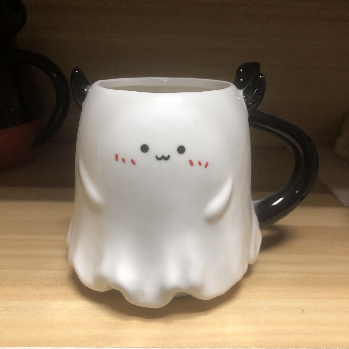 Personalized Ins Cup Couple Girl Birthday Gift Ceramic Water Cup Home Halloween Gift Little Devil Cup