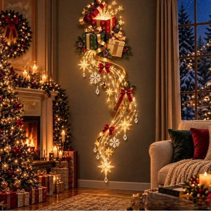 Glowing wall decoration