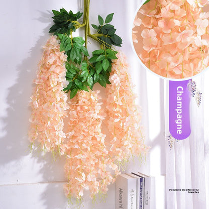 Artificial wisteria flower decoration