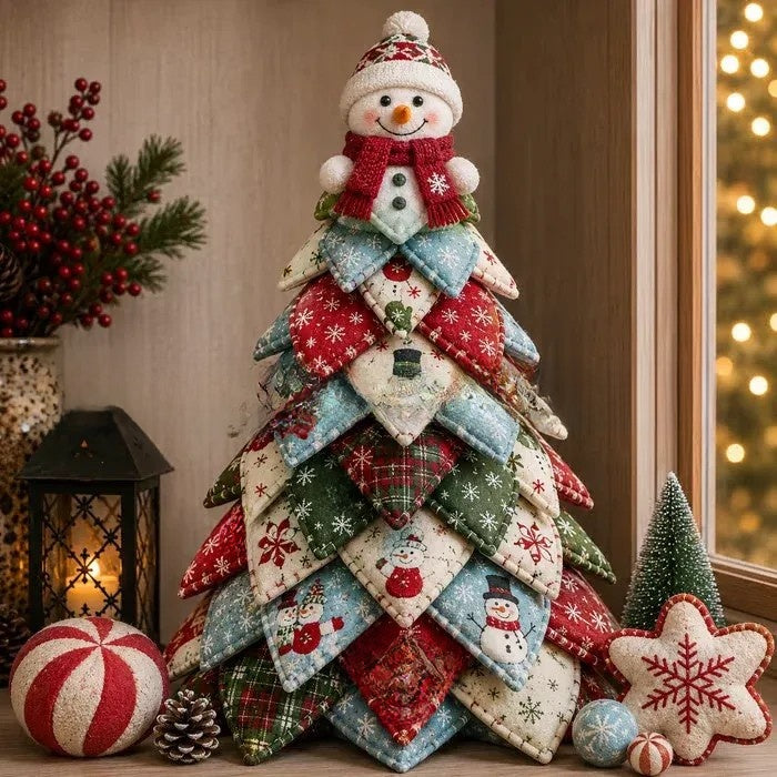Quilted Christmas Tree Set