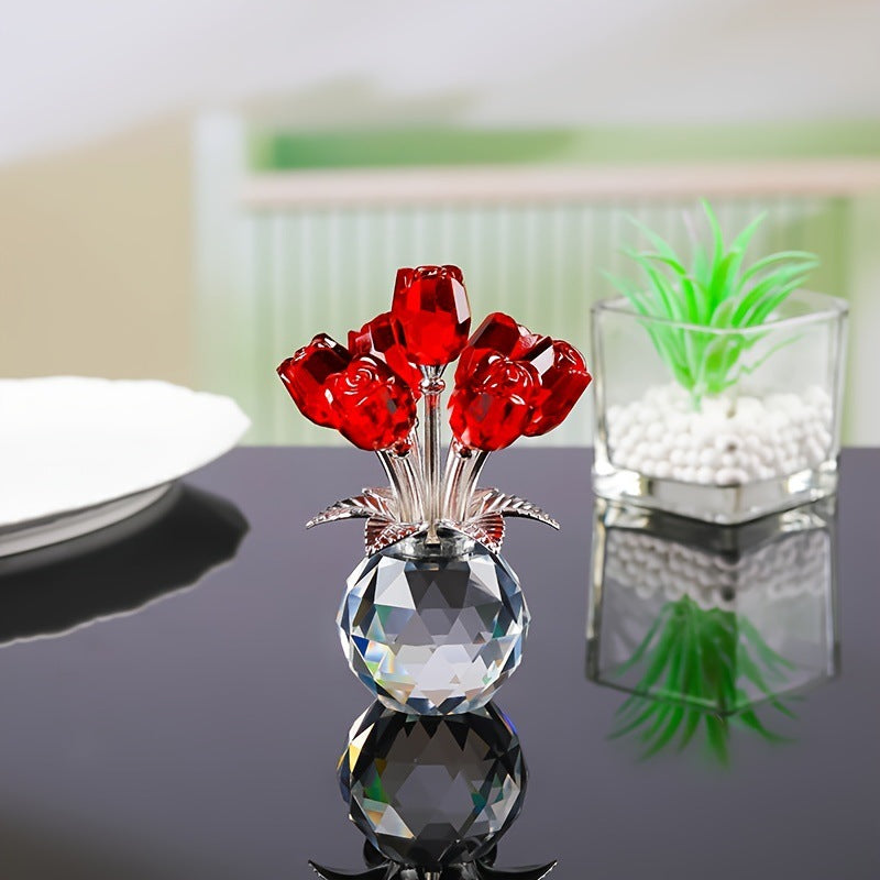 Crystal Rose Home Decor Gift