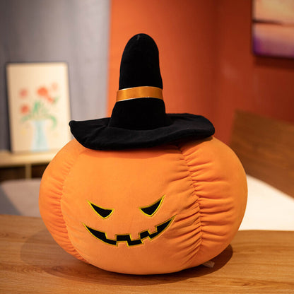 Halloween funny pumpkin pillow