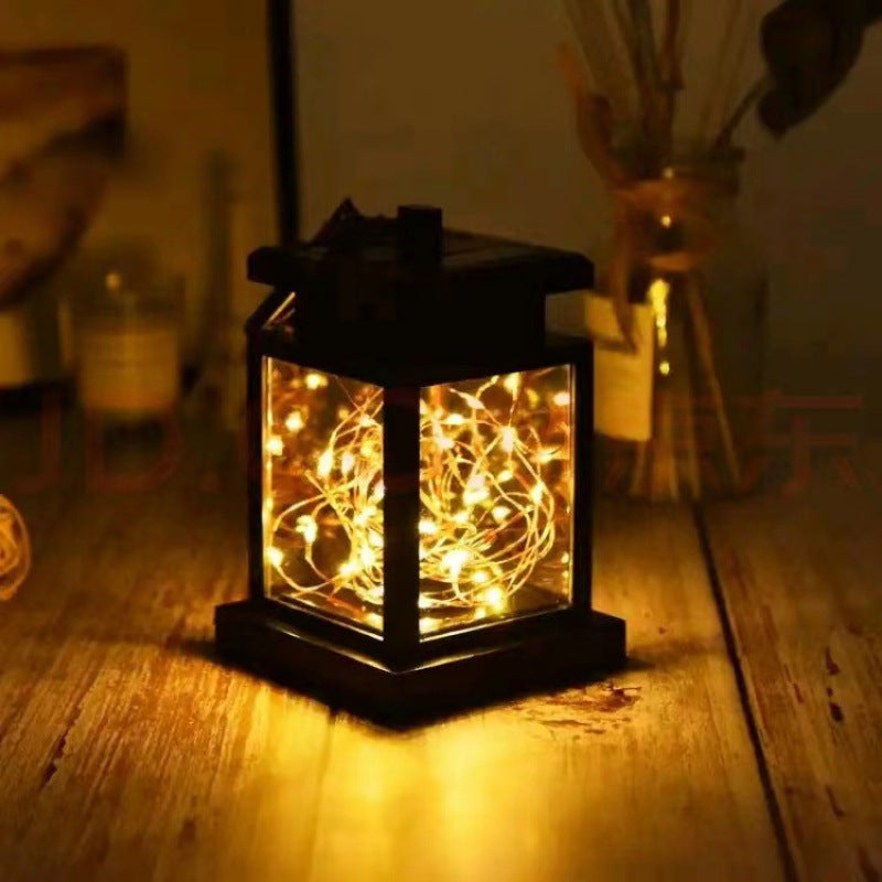 Solar Copper Wire Star Palace Lantern