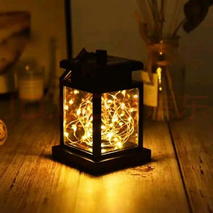 Solar Copper Wire Star Palace Lantern