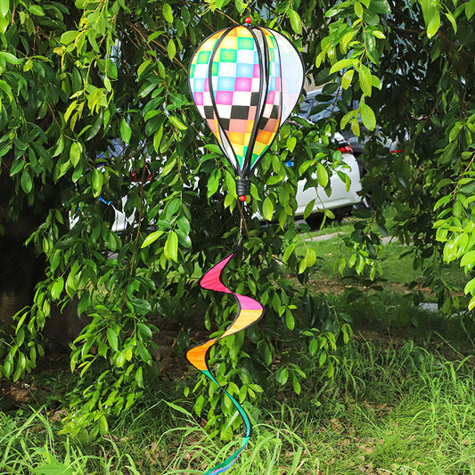 Rotating Colorful Sunflower Hot Air Balloon Outdoor Decoration