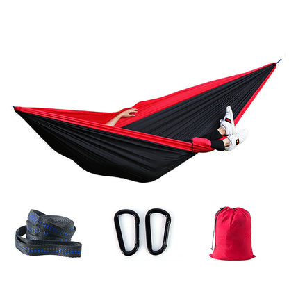 Portable Outdoor Nylon Hammock with Rope