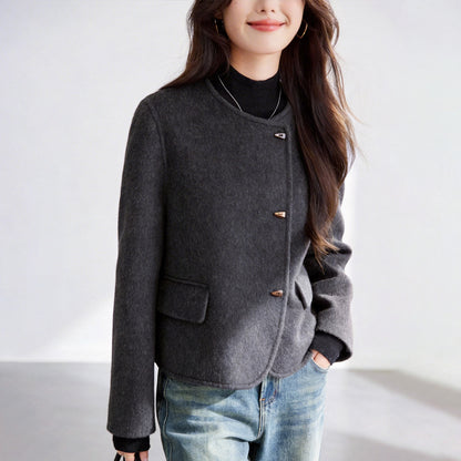 Double-sided tweed jacket