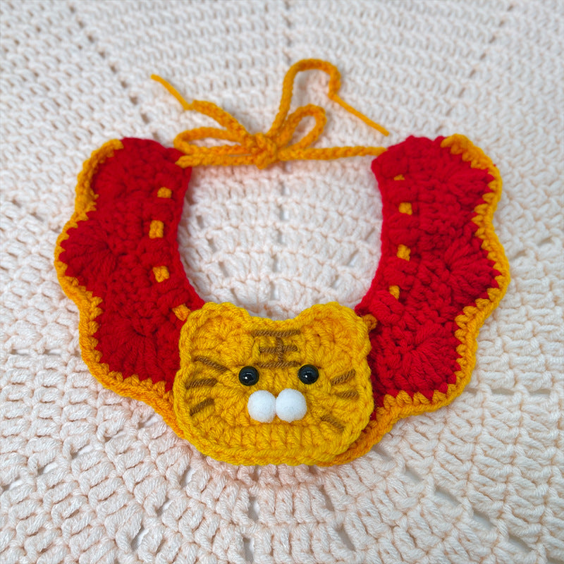 Christmas Pet Knitted Scarf