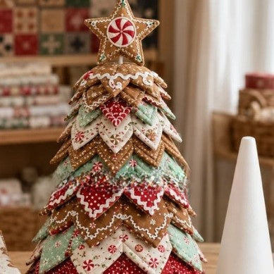 Quilted Christmas Tree Set